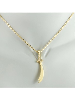 Marsilyan Zülfikar Zirkon Taşlı Trend Kolye