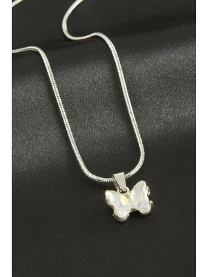 MidasTech Kelebek Çelik Kolye Nemere