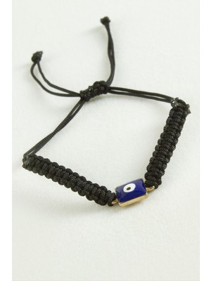 MidasTech Dikdörtgen Nazar Makrome Ip Bileklik Nemere