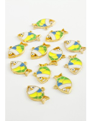 MidasTech Balık Tek Kulp Mineli Bileklik ve Kolye Ucu Aparatı 1 Adet Nemere