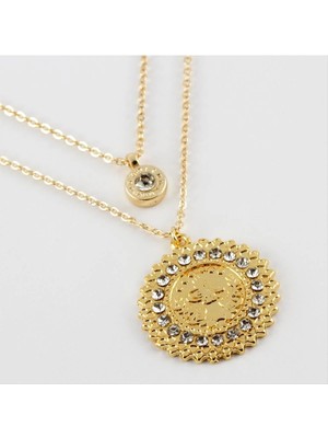 MidasTech Tuğra Figürlü Yeni Sezon Ikili Kolye Nemere