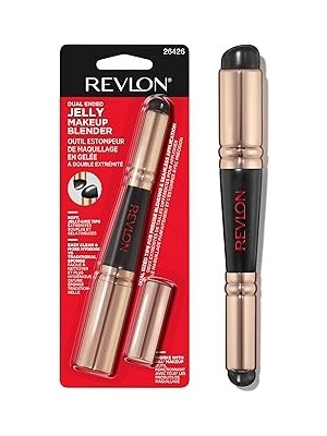 SHC4200 Revlon Çift Uçlu Jöle Makyaj Blender Aracı, Kusursuz Uygulama ve Şekillendirme Için Silikon Makyaj