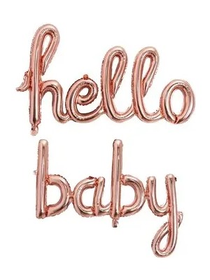 Bkmc Hello Baby Bebek Folyo Balonu Baby Shower Seti