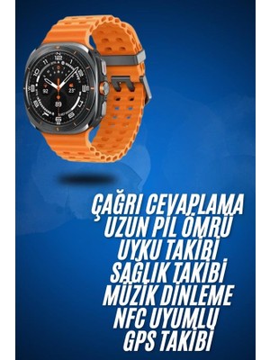 2025 Model Gelişmiş Özellikli Nabız Sensörlü Spor Takibi Yapabilen Titreşimli Saat - Lisinya