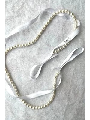  ıncili ısimli cırtlı nişan söz kurdelesi, ıncili yüzük kurdelesi