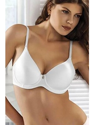 Le Jardin Jasmin Beyaz Sütyen 9600 Desteksiz Kapsız Dokuma Kumaş Şık Tasarım ile Rahatlık