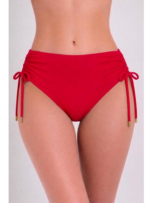 Ayyıldız 63059 Kırmızı Büzgülü Yüksek Bel Bikini Altı