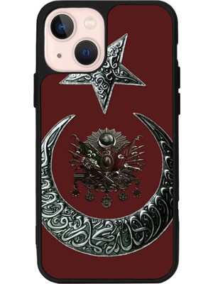 iPhone 13 Mini Uyumlu Osmanli Tugrasi Tasarımlı Glossy Premium Kılıf