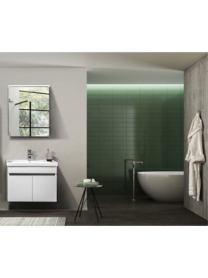 ACA Tasarım PERLA65CM Banyo Dolabı Takımı Boy Dolapsız