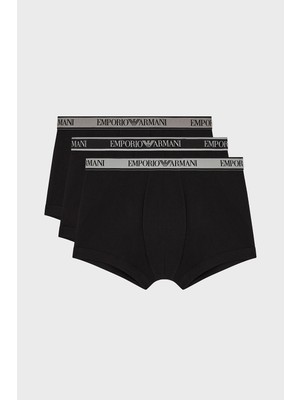 Emporio Armani Pamuklu Logolu 3 Pack Boxer Erkek Boxer EM000259 AF20669 MC061