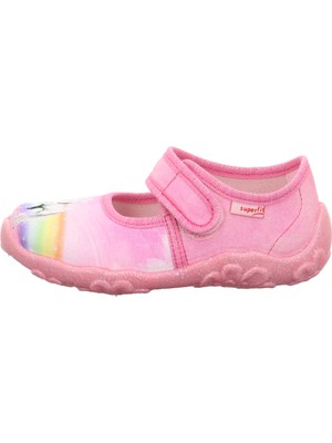 Superfit Bonny Kız Çocuk Ev Kreş Ayakkabısı Beyaz At - Pembe 000281-5540