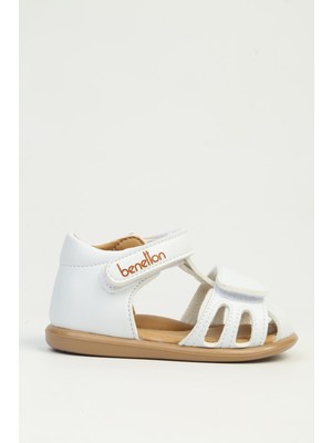Benetton Çocuk Sandalet Beyaz BN-1531