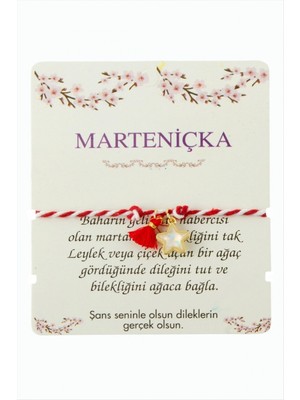 Marsilyan Yıldız Püskül Marteniçka Ip Bileklik