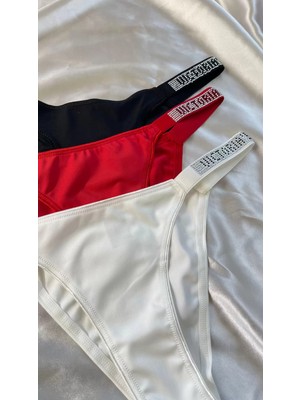 Nivene TAŞLI VİCTORİA BRAZİLİAN 3LÜ TANGA SET