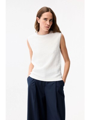 Adl Kolsuz Triko Bluz Kemik 11546628000