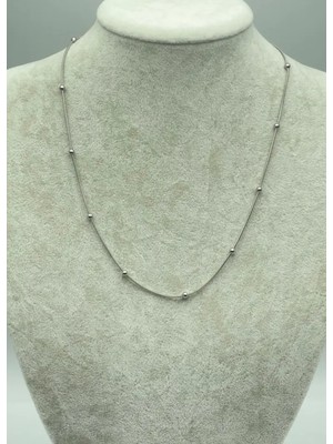 Biju Yılmaz Çelik Zincir Kolye 45CM - 25ZNC09