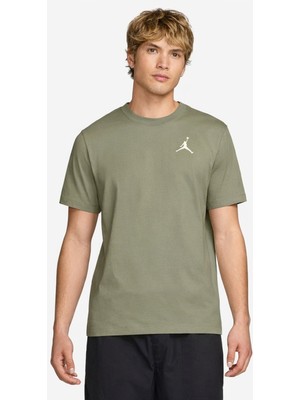 Nike Air Jordan Jumpman Ss Crew Mens  Erkek Günlük Tişört Yeşil