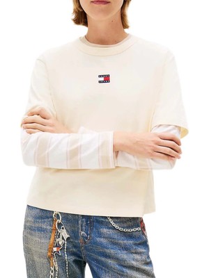 Tommy Jeans Kadın TIŞÖRT-DW0DW22202