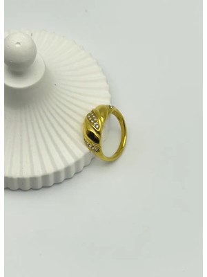 Biju Yılmaz Çelik Gold Yüzük - 25YZK92