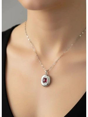 Biju Yılmaz Çelik Silver Resimlik Kolye - 25-CLKK97