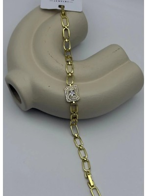 Biju Yılmaz Xuping Gold Baget Taş Bileklik - 25 -XPB91