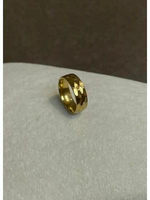 Biju Yılmaz Çelik Gold 6'lı Yüzük - 25YZK17