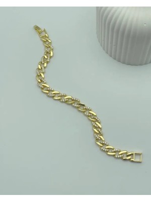 Biju Yılmaz Xuping Rose Taşlı Ince Gurmet Bileklik - 25-YMZB101