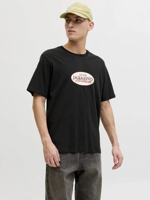 Jack & Jones Jack&jones 12297891 0 Yaka Erkek Tshirt - Siyah