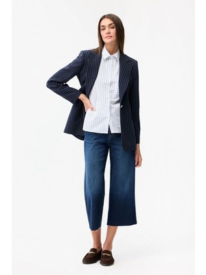 Love My Body Bol Paça Denim Pantolon Lacivert 153L9944000