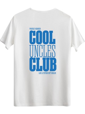 betterthanco Cool Uncles Club Baskılı Bisiklet Yaka Regular T-Shirt