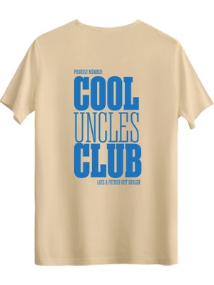 betterthanco Cool Uncles Club Baskılı Bisiklet Yaka Regular T-Shirt