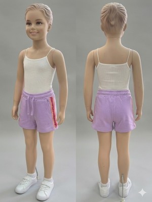 Benetton Lila Kız Çocuk Şort