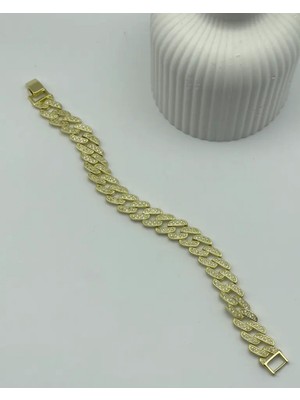 Biju Yılmaz Xuping Ymz Gold Full Taşlı Gurmet Bileklik - 25-YMZB65
