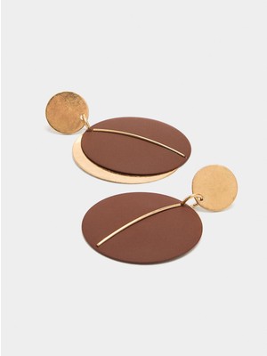 Parfois Mineli Yuvarlak Küpe