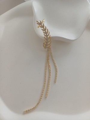 Kleopatra Gold Earcuff Kıkırdak Küpe
