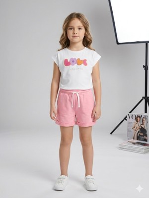 Benetton Beyaz Kız Çocuk   Tshirt