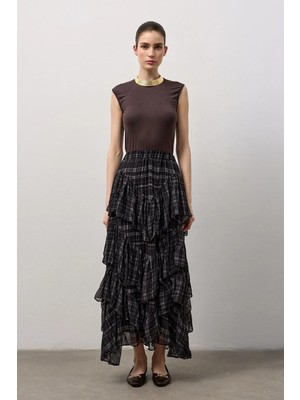 Molene Gri Kat Kat Etek