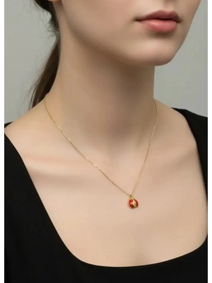 Biju Yılmaz Xuping Uğur Böceği Kolye - 25-XPK51