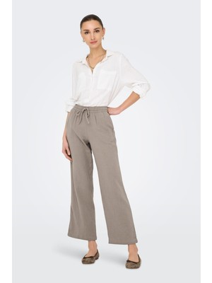 Jack & Jones Jdy Kadın Geniş Paça Pantolon Jdytheıs Lıfe Wide Pant Günlük Rahat Pantolon