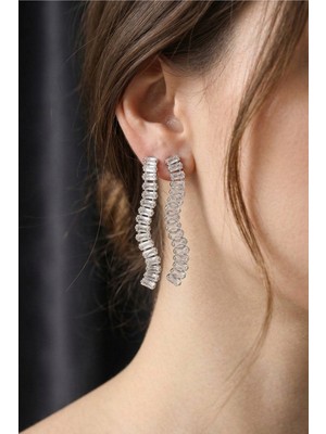 Lykos Çelik Gold Renk Su Yolu Küpe