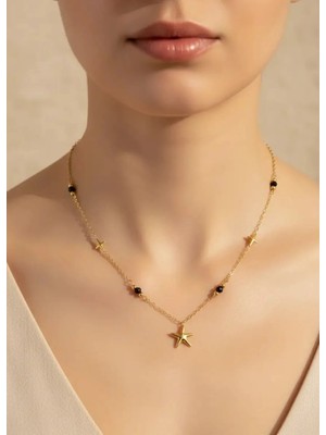 Biju Yılmaz Xuping Gold Yıldız Kolye - 25-XPK80