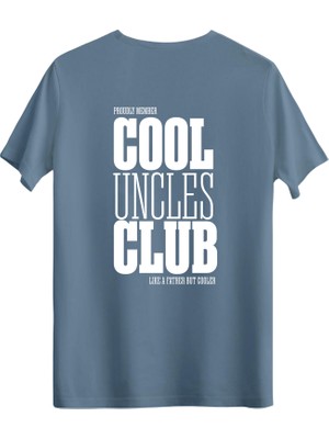 betterthanco Cool Uncles Club Baskılı Bisiklet Yaka Regular T-Shirt