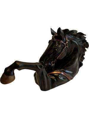 Klc At Büst Duvar Heykeli