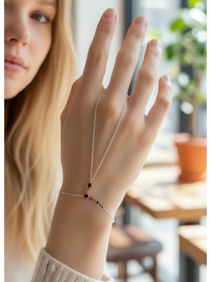 Biju Yılmaz Vip Silver Renkli Taşlı Şahmeran - 26SHM41