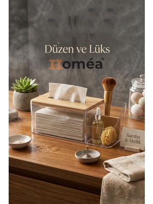 Homea Ahşap Bambu Z Peçetelik - Tezgah Üstü Havluluk ve Peçete Standı -Modern Mutfak ve Banyo Aksesuarı