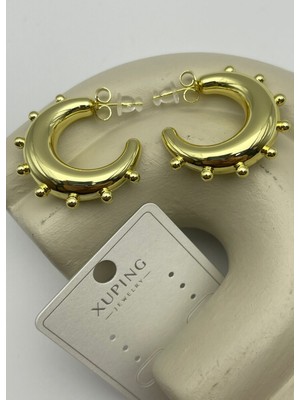 Biju Yılmaz Xuping Gold Tasarım Küpe - 25XPKP363