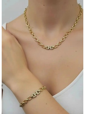 Biju Yılmaz Xuping Gold Tasarım Set - 25-XPS21
