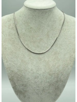 Biju Yılmaz Çelik Zincir Kolye 45CM - 25ZNC06