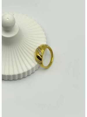 Biju Yılmaz Çelik Gold Yüzük - 25YZK92