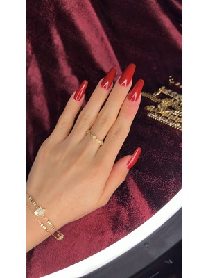 Zirkon Taşlı Minimal Yüzük